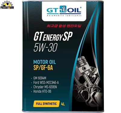 Масло моторное GT OIL Energy SP SAE 5W30 API SP 4 л