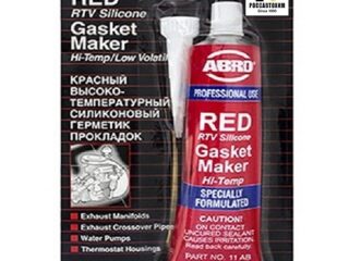 Герметик силиконовый ABRO MASTERS красный 85г