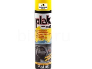Полироль для пластика PLAK SUPER MAT матовый АНТИСТАТИК 600мл (Лимон)