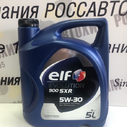 Масло моторное ELF 5W30 EVOL 900 SXR (синт.) 5л