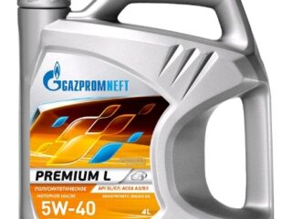 Масло моторное Gazpromneft Premium L 5w40 4 л синтетика