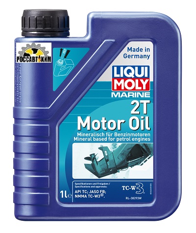 Масло моторное LIQUI MOLY Marine 2T Motor Oil 1л 25019 (JASO FB,NMMA TC-WIII/ мин)