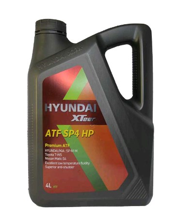 Масло трансмиссионное HYUNDAI XTeer ATF SP4 HP 4л