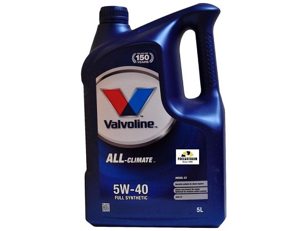 Масло моторное Valvoline VAL ALL CLIMATE SAE 5W40 5L 872281/908744