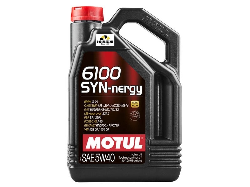 Масло моторное MOTUL 6100 SYN-Nergy 5w-40 ( 4 L) 111862
