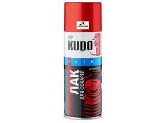 Лак акриловый "KUDO"KU-9022 красный (520 мл) (для тонировки фонарей ) (аэрозоль)