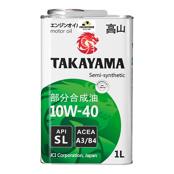 Takayama 10/40 API SL, ACEA A3/B4 п/с 1 л мет