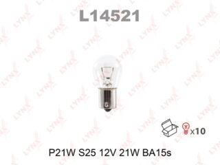 L14521 Лампа P21W 12V BA15S LYNXauto