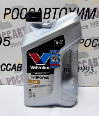 Масло моторное Valvoline SYNPOWER XL-III C3 SAE 5W30 5L 872375/908760
