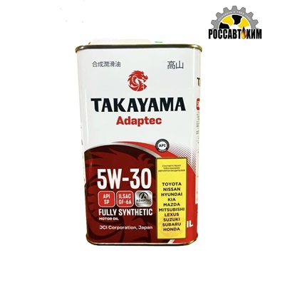 TAKAYAMA Adaptec 5W30 SP, GF-6A синт. 1л (уп. 12шт)