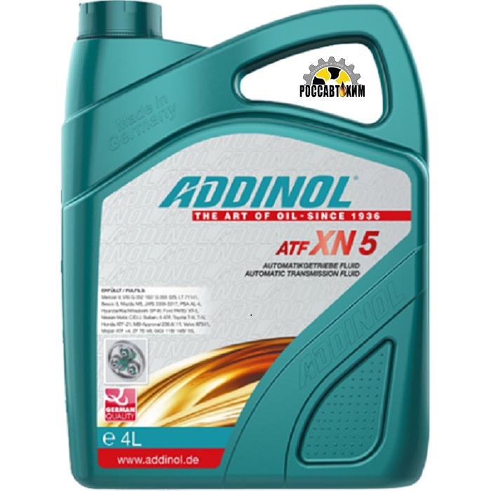 Масло трансмиссионное ADDINOL ATF XN 5 синт. 4л