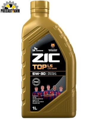 Масло моторное ZIC TOP LS 5W30 SN 1 л синт.