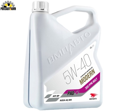 Моторное масло ВМПАВТО Modern 5W-40 A3/B4 SP синтетическое 4 л