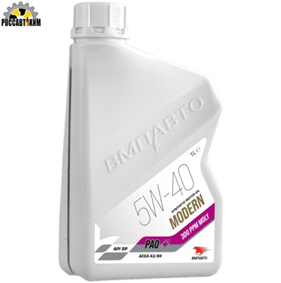 ВМПАВТО Modern 5W-40 SP A3/B4 синтетическое 1л