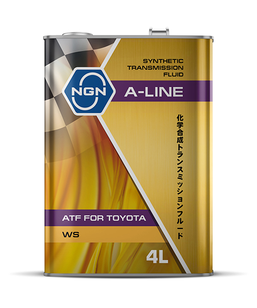 Масло трансмиссионное NGN ATF WS A-Line 4л (авт. транс. синт. масло)