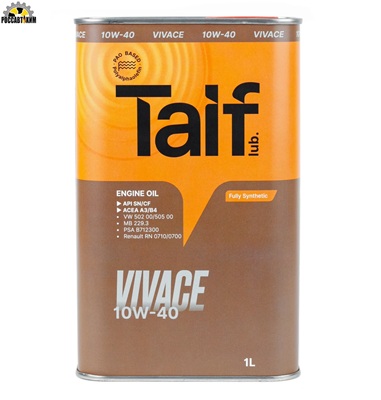 Масло моторное TAIF VIVACE 10W-40 SN/CF A3/B4 1л