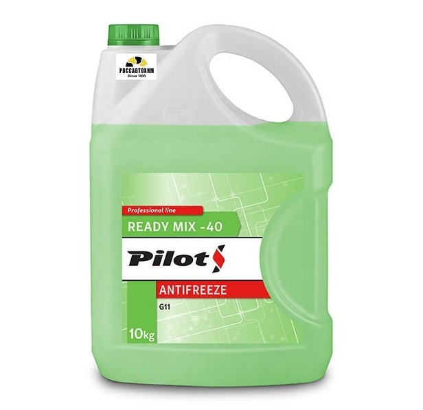 Антифриз PILOTS GREEN LINE -40 10кг Зеленый