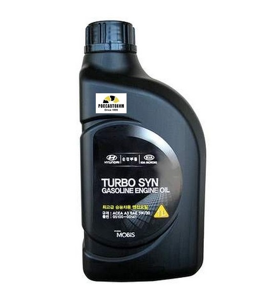 Масло моторное Hyundai/KIA SAE5W30 SM/GF-4/АСЕА А5 синт. 1л /05100-00141/