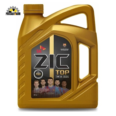Масло моторное ZIC TOP 5W40 4л