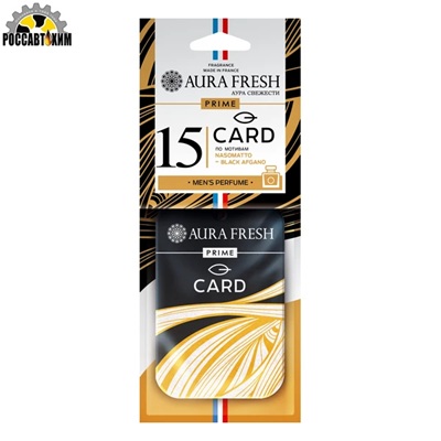 890 Ароматизатор AURA FRESH PRIME CARD №15 (23653)