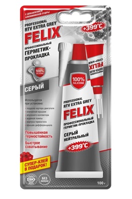 Герметик Felix серый 100г