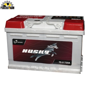 Аккумулятор Husky 75 Ач о/п 6СТ-75.0 (низкая)