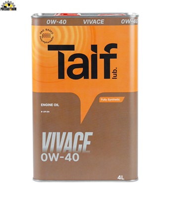 Масло моторное TAIF VIVACE 0W-40 SN/CF A3/B4 4л