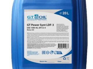 Масло моторное GT OIL Power Synt LDF-3 SAE 10W-40 API CI-4 20 л