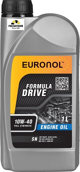 Масло моторное EURONOL DRIVE FORMULA 10w-40 SN 1L 80016