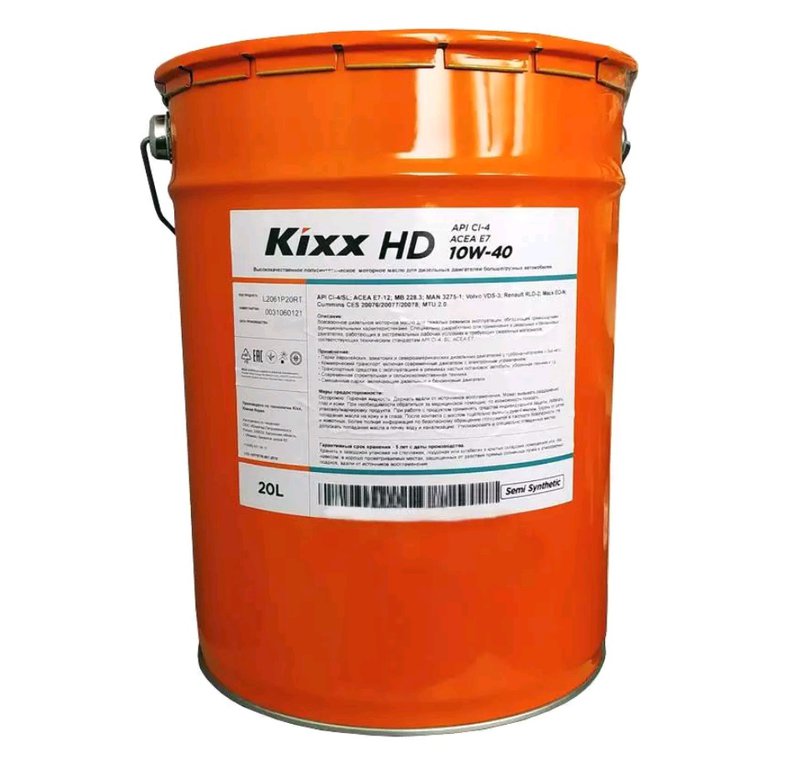 KIXX DX7 CI-4/E7 10W-40 п/с (Rus) 20 л