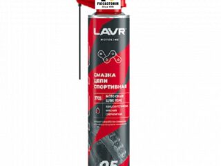 LAVR MOTO Смазка цепи Спортивная 520мл LN7705 (уп. 12шт) [ЧЗ]*