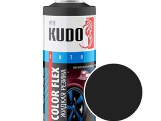 Жидкая резина Kudo черная аэрозоль 520 мл KU-5502