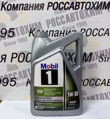 Масло моторное Mobil 1 Full Synthetic 5W-30 ESP European Formula C2/C3 (4,73 л) USA