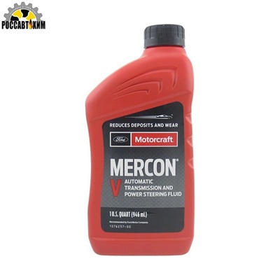 Жидкость трансмиссионная FORD Motorcraft Mercon V ATF (946 мл) USA