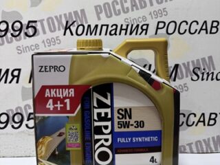 ZEPRO F-S SN 5W30 / Моторное масло ПРОМО КОМПЛЕКТ (4л+1л)