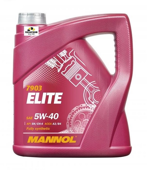 Масло моторное MANNOL 5W40 ЕLITE 4л