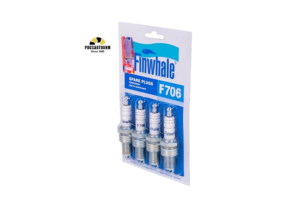 Свеча зажигания FINWHALE F706 (комплект 4 шт)