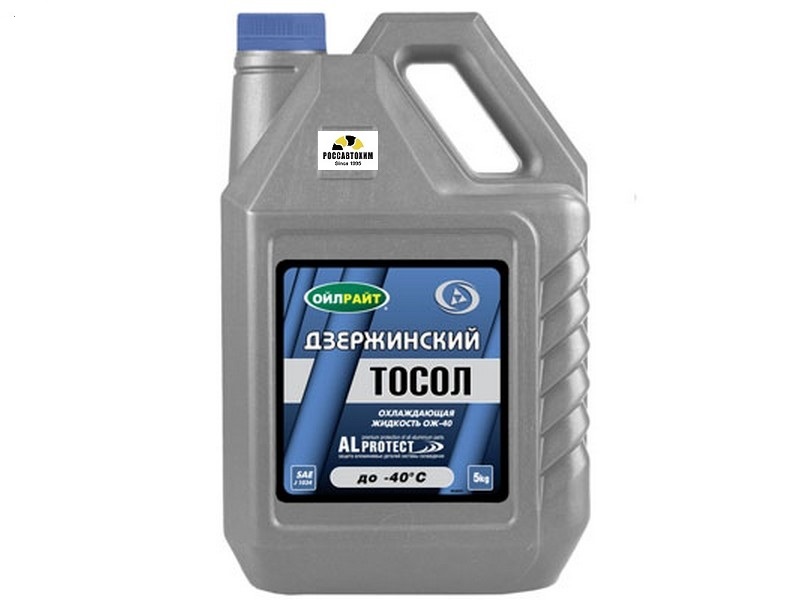 Охлаждающая жидкость Тосол OILRIGHT А-40 5кг