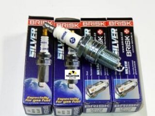 Свечи BRISK ГАЗ (405 дв) LR17YS Silver (комплект 4шт) / 1333 /