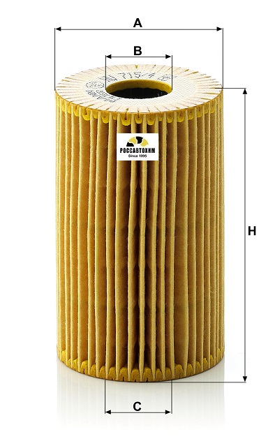 Фильтр масляный MANN HU715/4x