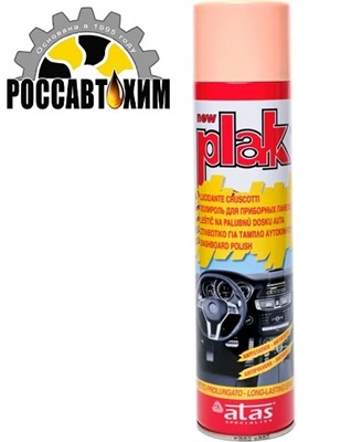 Автополироль для пластика (глянц) PLAK 400мл (персик) 5125