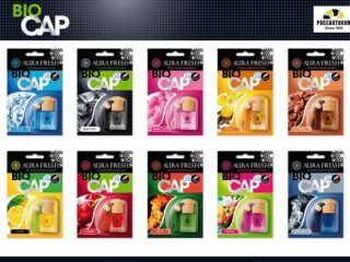 031 Ароматизатор AURA FRESH BIO CAP ( бутылочка ) в ассорт.