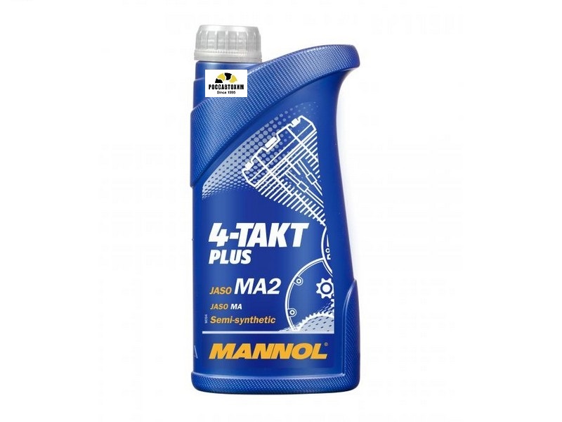 Масло моторное MANNOL 4-TAKT Plus п/с 1л (10w40)