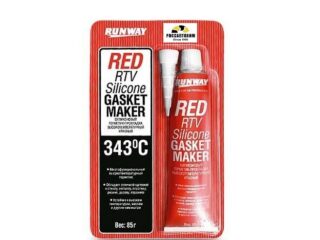 Силиконовый герметик-прокладка 85г КРАСНЫЙ (туба) RW8500