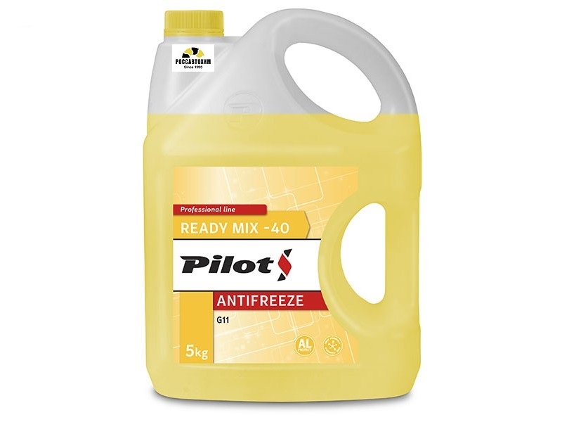 Антифриз PILOTS YELLOW LINE -40 5кг Желтый