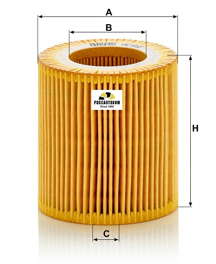 Фильтр масляный MANN HU816x