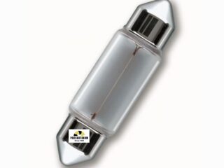 Лампа МАЯК 61205С АС 12-5, С5W, 35ммб 12V