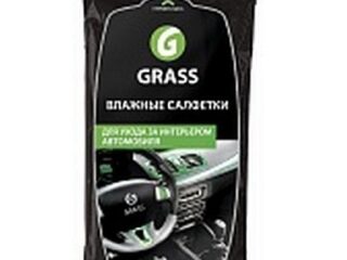 Салфетка влаж. GRASS для ухода за интерьером а/м / IT-0311 /