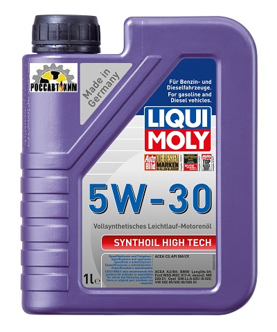 Масло моторное LIQUI MOLY Synthoil High Tech 5W30 1л 9075/20957