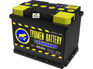 АКБ ТЮМЕНЬ Standart 60 А/ч о/п 6СТ-60LR